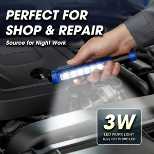 Đèn pin LED COB 3W LEMATEC sản xuất tại Đài Loan, có nam châm, dùng cho sửa chữa ô tô và làm thủ công, có thể tùy chỉnh OEM/ODM, bảo hành 3 năm - Product Image 6