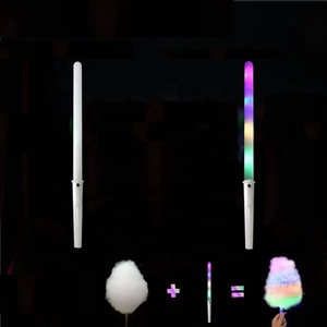 Palitos de Luz LED de 31.5cm para Fiestas, Palitos de Algodón de Azúcar de Plástico con Luz LED, Palitos Luminosos de Malvavisco de Colores - Product Image 3