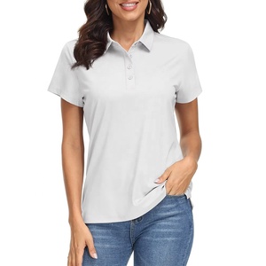 Chemise décontractée tendance pour femme, style vintage, coupe ajustée, manches courtes, légère, infroissable, séchage rapide, respirante, en soie/coton/polyester - Product Image 1