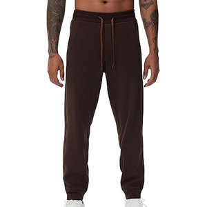Relaxed Style Men <b>Jogger</b> Pants With Breathable Cotton Blend And Adjustable Drawstring Waist Men Pants Washed - Product Image 1