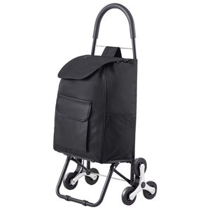 Carrello Saliscale Leggero a 6 Ruote, Carrello Pieghevole da 36L per la Spesa e il Bucato con Funzione di Salita Assistita - Product Image 5