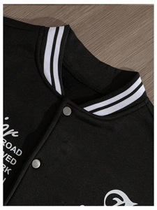 Chaqueta Varsity Personalizada para Hombre, Mezcla de Lana, Estilo Béisbol, para Invierno - Product Image 2