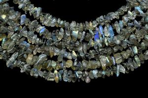 Perles de pierres précieuses en labradorite naturelle chatoyante, forme irrégulière, 3-6 mm, pour la fabrication de bijoux, fournisseur en gros, Inde - Product Image 5