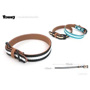 Yommy <b>Pet</b> <b>Collar</b> 55cm Adjustable For Dogs With Stripes Design - Product Image 1
