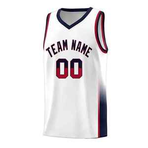 Premium Breathable Basketball Jerseys Classic Modern Designs Heat Transfer Printed Featuring Customized Logo - Product Image 2