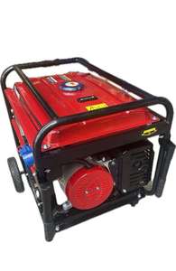 เครื่องกำเนิดไฟฟ้าเบนซิน SS SAMSON 5KVA 240V 4 จังหวะ พร้อมล้อจับ 3600 รอบต่อนาที เครื่องกำเนิดไฟฟ้าแบบพกพา - Product Image 3