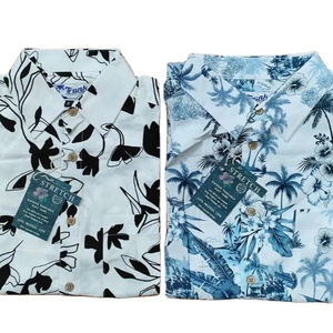 Chemise décontractée à col montant rétro pour homme Nouvelle arrivée Été Plus 2XL-6XL Tailles 100% coton Écologique Anti-froissement - Product Image 1