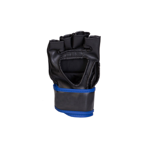 Custom Made Half Finger Martial Art Gloves Best MMA Gloves Black Leather Boxing Training Gloves - Product Image 2