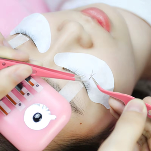 Pince à cils professionnelle personnalisée en acier inoxydable, pince à cils 3D pour extensions de cils, outil de beauté haute précision - Product Image 2