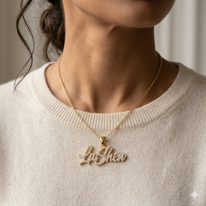 Trendy Hip hop 10K <b>Solid</b> <b>Gold</b> Custom Iced Cursive Initial Letter Name <b>Pendant</b> Charms Moissanite Diamond Personalized Party Gifts - Product Image 2