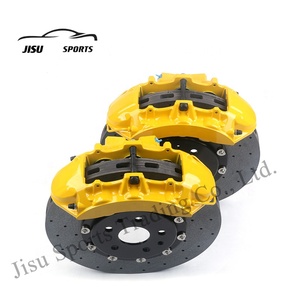 Kit de disco de cerámica de carbono, pinzas de freno de 6 pistones, freno V6 de 355-380mm para Porsche <span class=keywords><strong>Tycan</strong></span> 971 911 718 Cayenne Lamborghini Panamera - Product Image 2
