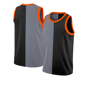 Wholesale High Quality Breathable Sleeveless Sports Uniform Printed Front Embroidery Stitched Vintage Basketball Windproof - Product Image 5