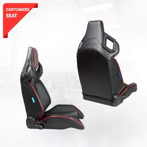 Chaise de jeu robuste en cuir PU Raptor, ergonomique, dossier haut, pivotante, siège d'ordinateur, accoudoirs réglables, chaise de bureau pour joueurs - Product Image 1