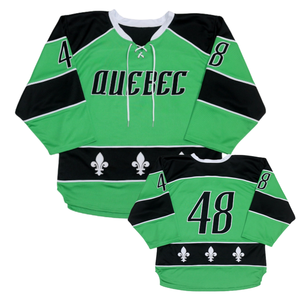 Maillots de hockey sur glace personnalisés de haute qualité avec tissu en mesh, sublimation et twill, uniformes de hockey sur glace, vêtements de sport - Product Image 5