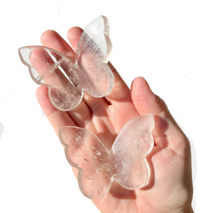 Vente en gros de cristal de quartz naturel, ailes de papillon 3D sculptées dans le cristal, pierre énergétique, spécimen minéral de guérison, décoration de bureau - Product Image 4