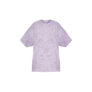 เสื้อยืดแฟชั่นฤดูร้อนแบบสบายๆ สำหรับผู้หญิง ลายพิมพ์แบบย้อมสีสไตล์วินเทจ  เสื้อยืดเดรสขาดๆ แบบย้อนยุค ขายส่ง เป็นมิตรกับสิ่งแวดล้อม - Product Image 1