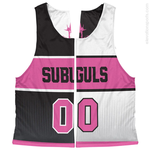Top Quality Custom Sublimated Reversible Lacrosse Pinnies Custom <b>Light</b> Weight Fabric for Professional Player With Custom <b>Name</b> - Product Image 5