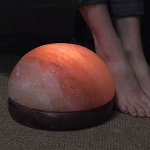 Lámpara de Sal del Himalaya con Forma de Domo de la Mejor Calidad, Iluminación para Dormitorio, Idea de Regalo - Product Image 3