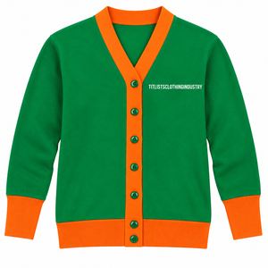 Ajoutez vos pulls personnalisés à col en V pour les logos des sororités/fraternités/écoles/collèges/universités, cardigans tricotés unisexes - Product Image 1