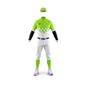 Baseball Uniform Stylish <b>Athletic</b> Outfit Breathable Fabric Comfortable Team Wear Jersey Set Baseball Uniform - Product Image 2