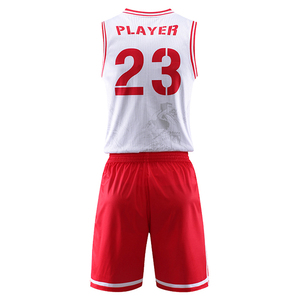Maillot et short de basketball réversibles à col en V sans manches avec impression par sublimation – Tenues de club pour jeunes – Vêtements de sport personnalisés avec impression graphique - Product Image 6