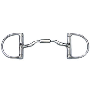 Bocado de alambre trenzado de acero inoxidable para caballos, tipo media cuchara, con boca suave, modelo TFS-MOTS-05 - Product Image 1