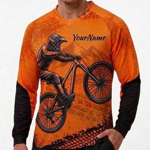 เสื้อจักรยานแขนยาวพิมพ์ลายแบบซับลิเมชั่น ปี 2025 สำหรับ BMX ครอสคันทรี แข่งขัน ให้ความสบายสูงสุด แห้งเร็ว - Product Image 6