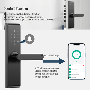 Cerradura Inteligente para Puerta con Desbloqueo por <span class=keywords><strong>Contraseña</strong></span> y Tarjeta, <span class=keywords><strong>Gestión</strong></span> Remota Inteligente TT para Apartamentos - Product Image 6