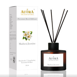 Juego de difusor de caña de lino fresco Botella de vidrio Palos de ratán Ambientador de larga duración 100 Aromas indios Precio de fábrica Etiqueta personalizada - Product Image 5