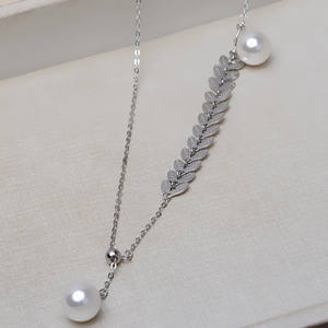 โซ่เงินแท้ S925 ปรับความยาวได้ ดีไซน์หางปลาแบบ Y สำหรับทำจี้พู่ห้อย DIY รองรับไข่มุกขนาด 8-12 มม. อุปกรณ์ทำเครื่องประดับ - Product Image 3