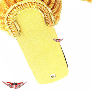 KEW - Epaulettes Trenzadas de Color Amarillo Claro, Accesorio Decorativo, Tela Elegante y Duradera - Product Image 2