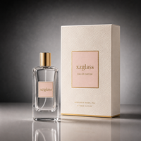 Botol Parfum Persegi Panjang Grosir, Botol Parfum Kosong Isi Ulang, Warna Dapat Disesuaikan, Logo Sablon