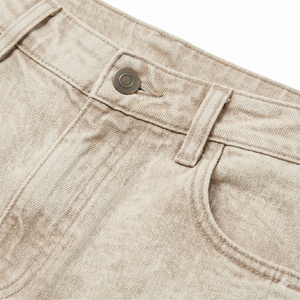 Bulk Wholesale OEM Service Customizable Multi Pocket Acid Wash Cargo Shorts Men High Quality Vintage Denim Shorts Casual - Product Image 3