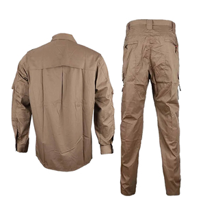 OEM Durable Multiple Pocket Reinforce Security Camouflage Clothes Supplier Industrial Mechanical Workshop Shirt and Cargo <b>Pants</b> - Product Image 2