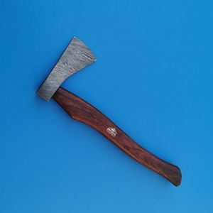 Carbon Steel Outdoor Hatchet Hand <b>Axe</b> with Wooden Grip Portable <b>Wood</b> Cutting Tool for Camping Hiking Bushcraft and Garden - Product Image 1