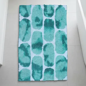 Eco-Friendly Cotton Overdye Washable Woven Bathmat Area Rug <b>Set</b> HILTEX Natural Bathrooms Bedrooms Home Decor Latex Backing - Product Image 2