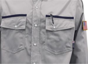 Vêtements de travail haute visibilité, chemises ignifuges pour la soudure, séchage rapide, respirantes, chemises de travail industrielles pour hommes à manches longues, ignifuges pour la soudure - Product Image 5