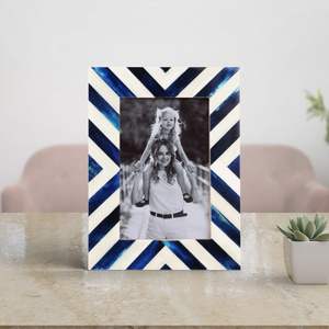 Handmade Modern Creative Eco-Friendly Durable Wood Resin Inlay Photo <b>Frame</b> Customized Shape home Office Decor - Product Image 4