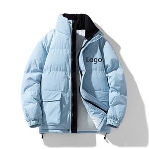 Chaqueta de Plumón de Invierno para Hombre, Nueva, con Cuello Alto, Cálida, Gruesa, Moderna y de Alta Calidad - Product Image 3