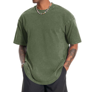 เสื้อยืดโอเวอร์ไซส์สีดำสำหรับผู้ชาย สไตล์สตรีท คอโอ แขนสั้น ไซส์พลัส ผ้าคอตตอนเจอร์ซีย์ เป็นมิตรกับสิ่งแวดล้อม ระบายอากาศได้ดี DOING - Product Image 3