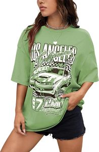 Camiseta Oversize para Mujer, Estilo Urbano, Hombros Caídos, Casual, Nuevo Diseño, Suministro al por Mayor - Product Image 2