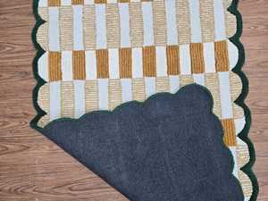 Handmade Wool Area Rug Modern Minimalist Textured <b>Carpet</b> for Living Room Bedroom Hotel Valentines Day Gift Home Decor - Product Image 4