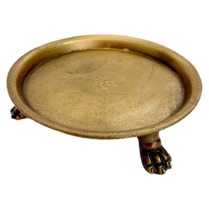 Support de bougie circulaire en laiton de qualité supérieure avec pieds en forme de patte d'animal, support décoratif pour table, pour la décoration intérieure de la maison, salle à manger et salon - Product Image 6