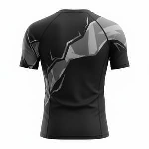 Maillot de compression respirant, anti-UV UPF 50, à séchage rapide, pour entraînement MMA, BJJ, grappling, homme et femme. - Product Image 2