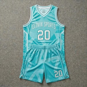 Ensemble de maillots de basket-ball personnalisés OEM Clovix Sports pour adultes, 100% polyester respirant, uniforme de sport d'entraînement - Product Image 4