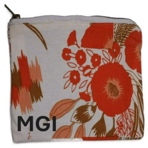 Custom Logo Printed MGI Fashion Recycled Natural Cotton Canvas Gift <b>Bag</b> Gold Zipper Eco-Friendly Cosmetics <b>Makeup</b> Zip Pouch - Product Image 5
