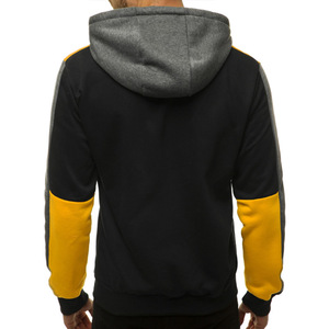 Sweat à capuche classique pour homme de haute qualité, impression personnalisée en silicone, 100% coton, fermeture éclair imperméable, polaire, haute visibilité, toutes tailles - Product Image 3