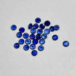 Kyanite อัญมณีเจียระไนทรงกลมขนาด5มม. ทำมืออัญมณีหลวมสอบเทียบได้จากผู้ผลิต - Product Image 6