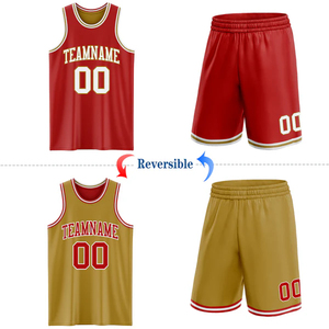 Maillot de basket-ball réversible pour équipe professionnelle, vêtements personnalisés - Product Image 2