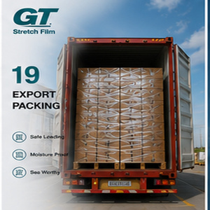 18 Mic LLDPE Soft Casting Transparent Moisture Proof Stretch Film for Pallet Wrapping Packaging <b>Shrink</b> Film Roll No reviews y - Product Image 4